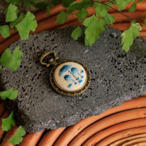 Amuleto Nativo «Hongo azul»