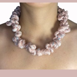 Collar Fibra de Lino Pink